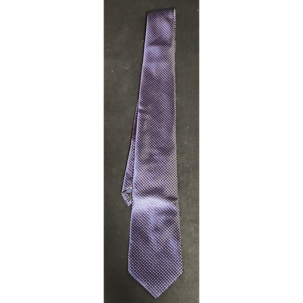 Hisdern Mens Silk Extra Long Tie Classic Plaid Checker Blue XL 63 Inch